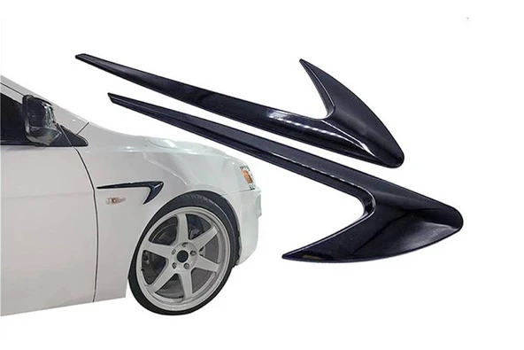 Universal Çamurluk Hava Deliği (Race) Vent Piano Siyah ABS ürün görseli 1