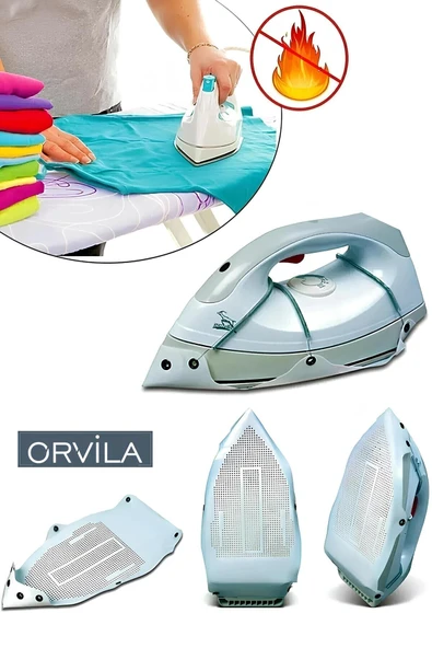 Orvila Orvila Kolay Kayar Teflon Ütü Altlığı -  Yanmaz Yapışmaz İz Bırakmaz Ütü Tabanı ürün görseli 1