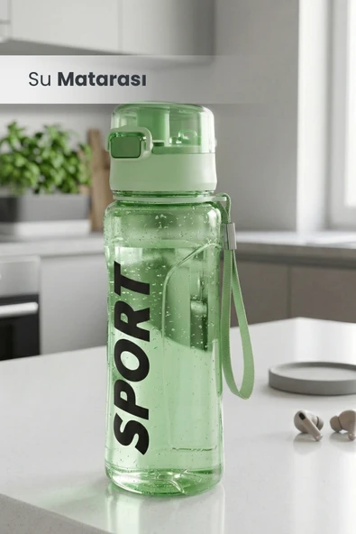 Orvila Orvila Kolay Kapak Su Matarası 700 ml - Mint Profesyonel Suluk Okul - Işyeri - Ofis - Spor ürün görseli 1