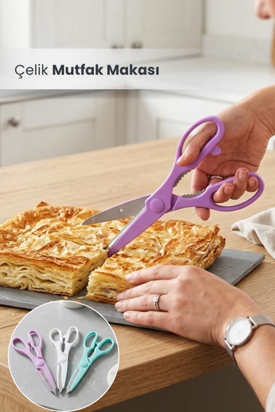Orvila Orvila Paslanmaz Çelik Mutfak Makası ürün görseli 1