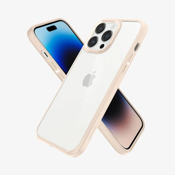 iPhone 14 Pro Kılıf, Spigen Ultra Hybrid Sand Beige ACS04963 ürün görseli 1