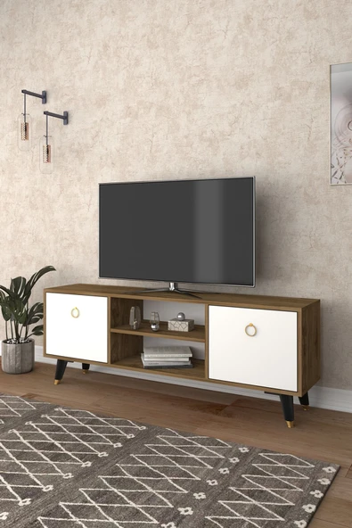 Ferniso Mobilya 138 Cm Tv Ünitesi Çam-Beyaz ürün görseli 1