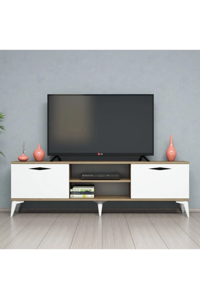 Ferniso Mobilya 160 cm Tv Ünitesi Hud-Beyaz ürün görseli 1