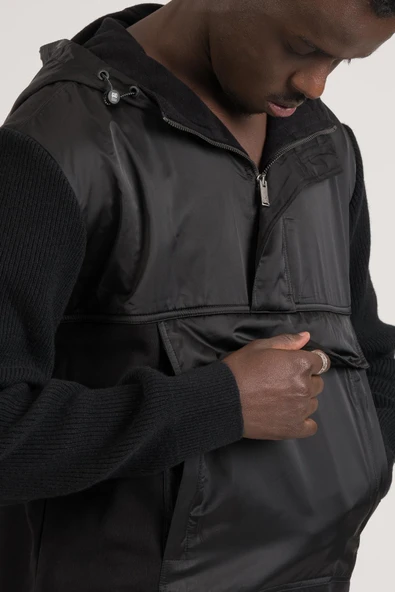 Regular Fit Kapşonlu Kanguru Cepli Sweatshirt - Resim 11