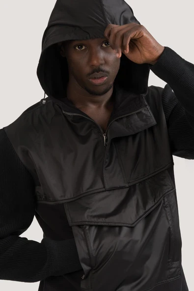 Regular Fit Kapşonlu Kanguru Cepli Sweatshirt - Resim 9