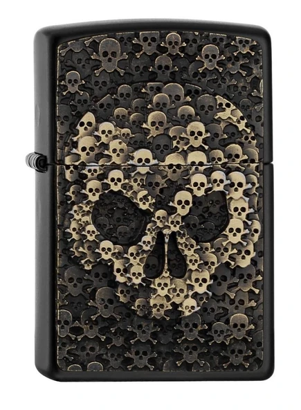 Zippo Skulls in Skull Dizayn Çakmak ürün görseli 1