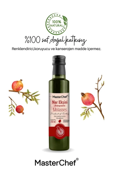 Masterchef Nar Ekşisi 350 Gr % 100 Doğal Buhar Sistemi İle Kaynatılmış ürün görseli 1