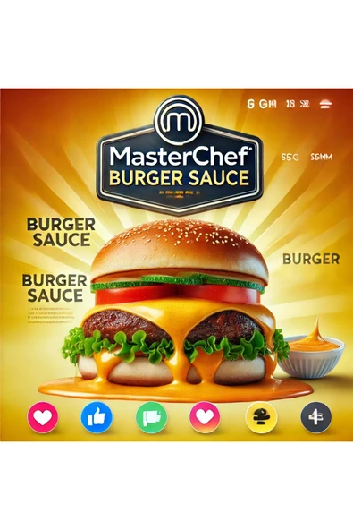 Masterchef 730 gr Burger Sos 12 Adet - Resim 2