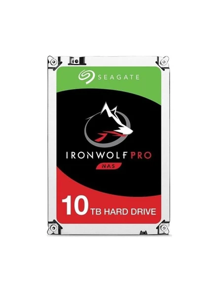 Seagate 10TB 3.5" 7200Rpm 256MB SATA3 IronWolf Pro ST10000NT001 ürün görseli 1