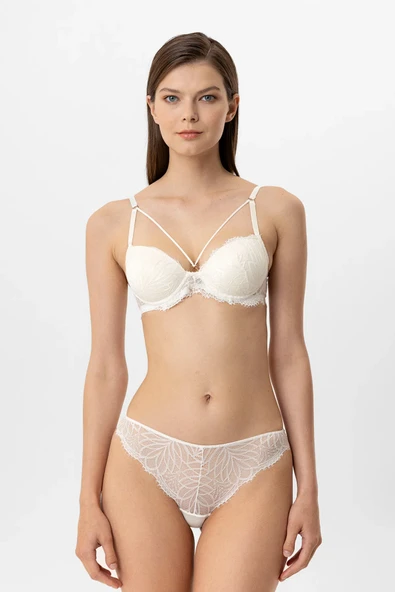 Pierre Cardin Biella Soft Push Up Dantelli Sütyen Takım ürün görseli 1