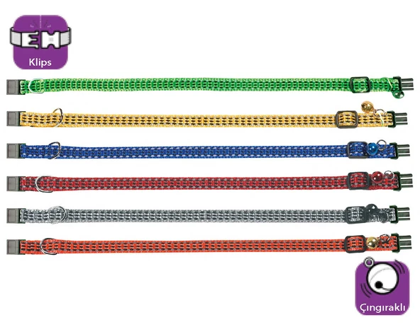Karlie Kedi Tasma Çing. 25-35Cm Karişik Renkli ürün görseli 1