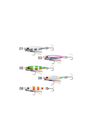 Captain 3658 Flutter Mini Jigger 3gr LRF Jig Suni Yem ürün görseli 1