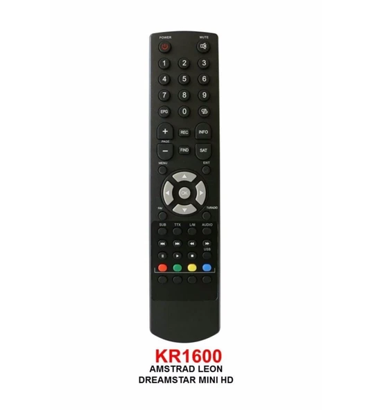 AMSTRAD LEON-DREAMSTAR MİNİ HD-SUPERMAX JUMBO PLUS HD-ARNİX MİNİ HD KUMANDA Kr1600(uyumlu) ürün görseli 1