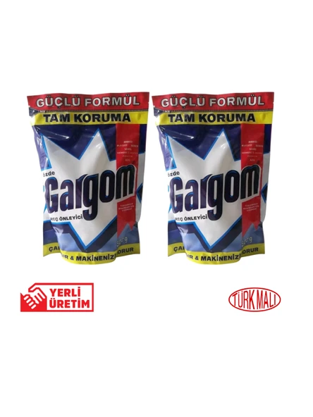 Gargom Kireç Önleyici 500g Çamaşır Makinesi Koruyucusu 2ADET ürün görseli 1