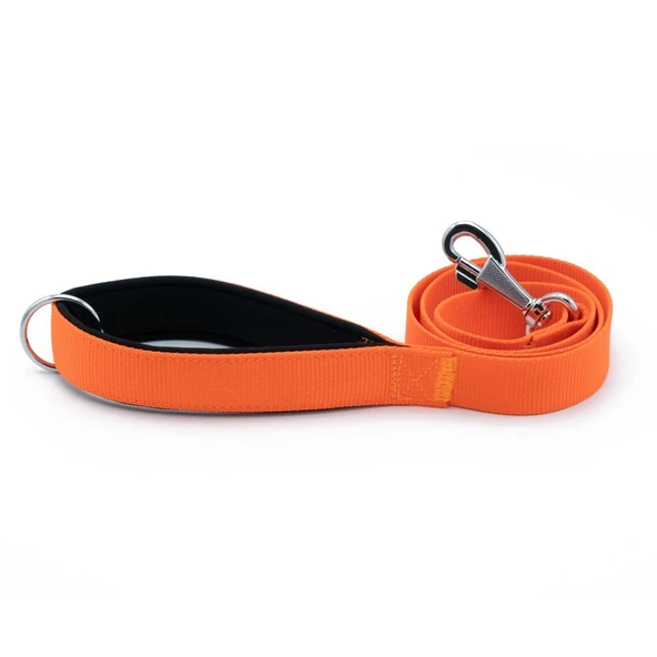 Doggie Comfort Köpek Gezdirme Kayışı 3*100 cm Turuncu ürün görseli 1