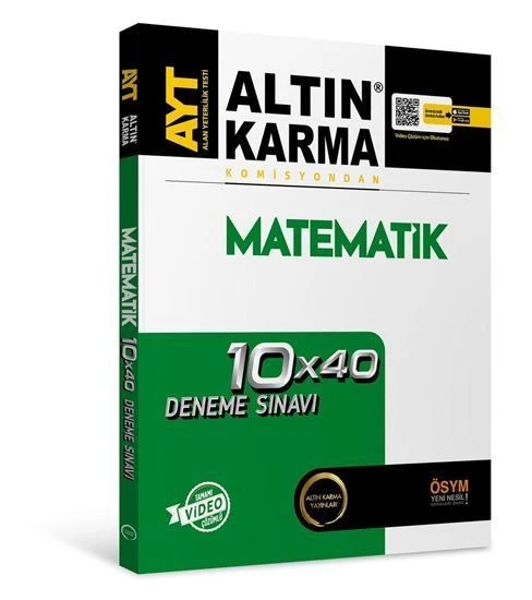 AYT Matematik 10 x 40 Deneme Altın Karma ürün görseli 1