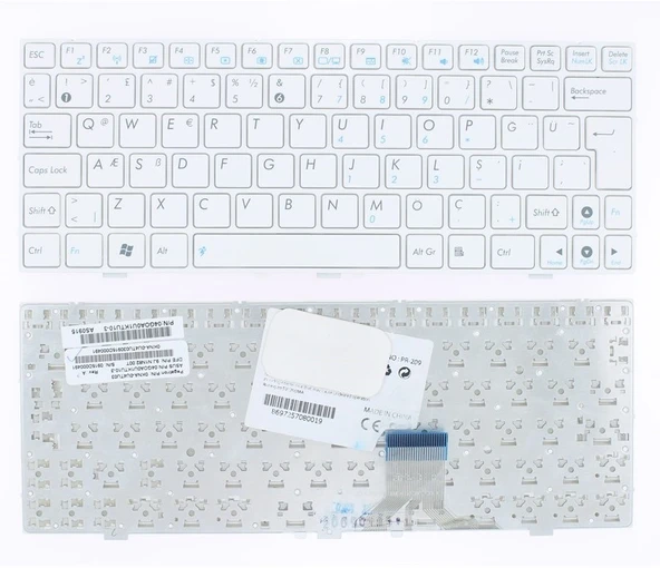 ASUS EEE PC 904hd 904hg 905 1000HAE Notebook Klavyesi Beyaz TR / Ver.2 ürün görseli 1