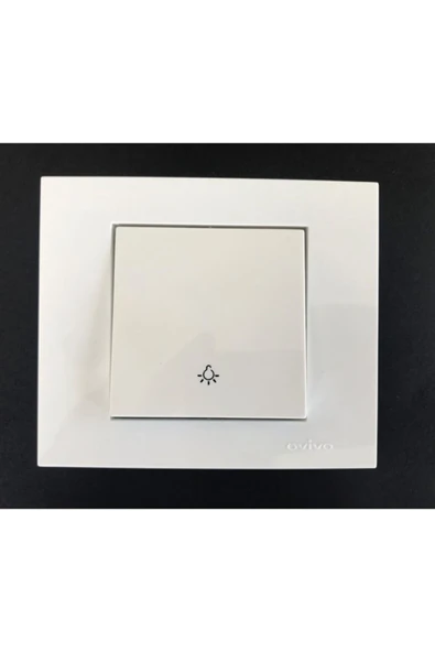 Ovivo - Grano Light Anahtar Mekanizma+Çerçeve (Beyaz) 600-000217-205 ürün görseli 1