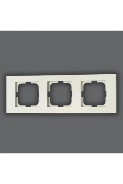 Ovivo - Grano Üçlü Yatay Çerçeve ( Beyaz ) 400-XX0000-227 ürün görseli 1