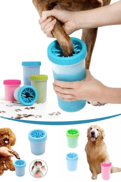 Silikon Uçlu Köpek Pati Yıkama Aparatı 9*12 cm ürün görseli 1