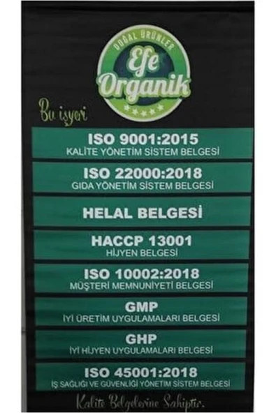 Efe Organic Güney Ege Çam Balı 900 gram - Resim 2