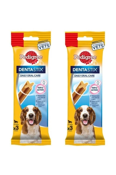 Pedigree Dentastix Medium Köpek Ödülü 180gr * 2 Adet ürün görseli 1