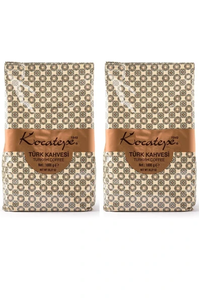 KOCATEPE KAHVE Kocatepe Türk Kahvesi 1 Kg Folyo 2'li Paket ürün görseli 1