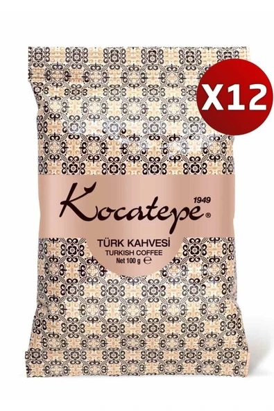 KOCATEPE KAHVE Kocatepe Türk Kahvesi 100 Gr Folyo 12'li Paket ürün görseli 1