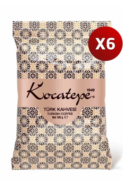 KOCATEPE KAHVE Kocatepe Türk Kahvesi 100 Gr Folyo 6'lı Paket ürün görseli 1