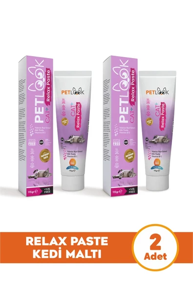PetLook Sakinleştirici, Stres Azaltıcı ve Rahatlatıcı Relax Kedi Maltı Be calming, Kedi Ödülü 2'li Set ürün görseli 1