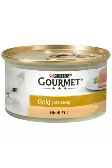 Purina Gourmet Gold Kıyılmış Hindi Etli Kedi Konservesi 85 gr ürün görseli 1
