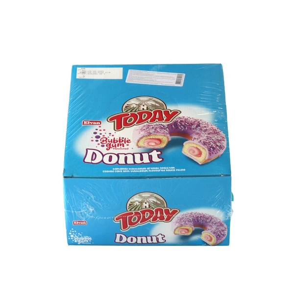 Today Donut Bubblegum (Sakız Aromalı) Kek 35 Gr. 24 Adet (1 Kutu) ürün görseli 1