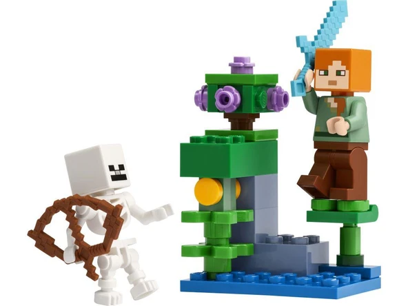 Lego Minecraft 30705 The Lush Cave Fight - Resim 2