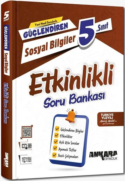 Ankara 2025 5. Sınıf Sosyal Güçlendiren Etkinlikli Soru Bankası Güncel Müfredat ürün görseli 1