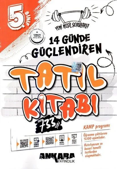 Ankara 2025 5. Sınıf 14 Günde Güçlendiren Tatil Kitabı ürün görseli 1