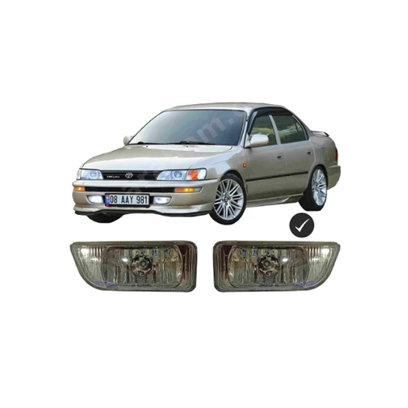 Toyota Corolla Efsane Kasa Sis Farı - Şeffaf Renk H3 Ampul ürün görseli 1