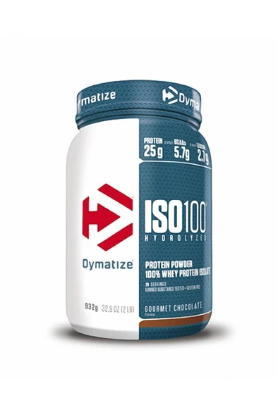 Dymatize Iso 100 Hydrolyzed Whey Protein 932g Çikolatalı ürün görseli 1