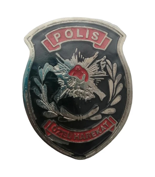 Single Sword Polis Metal Cüzdan Rozeti - Resim 5