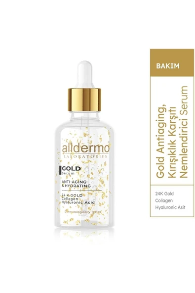ALLDERMO Kırışıklık Karşıtı Altın Serum 30ml ürün görseli 1