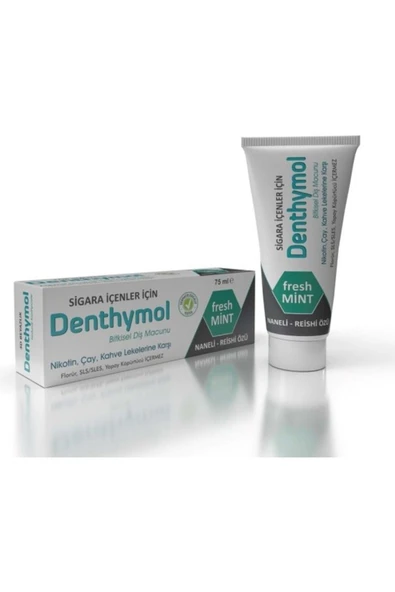 DENTHYMOL Fresh Mint Sigara Içenler Için Bitkisel Diş Macunu 75 ml ürün görseli 1