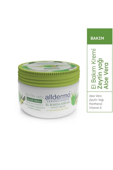 ALLDERMO El Bakım Kremı Aloe Vera Zeytınyagı 250 Ml ürün görseli 1