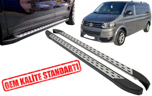 VW Transporter T5 Uzun Şase Araca Özel Yan Basamak 2003-2015 ürün görseli 1