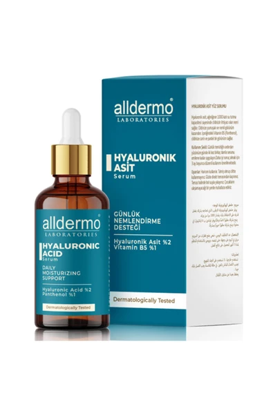 ALLDERMO Hyaluronik Asit Günlük Nemlendirici Serum 30ml ürün görseli 1