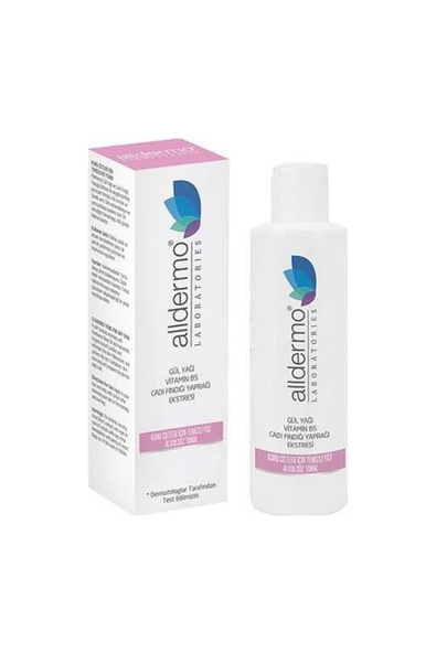 ALLDERMO Kuru Ciltler Için Temizleyici Alkolsüz Tonik 200 ml ürün görseli 1