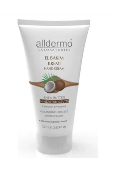 ALLDERMO El Bakım Kremi 75 ml Shea Butter - Hindistan Cevizi ürün görseli 1