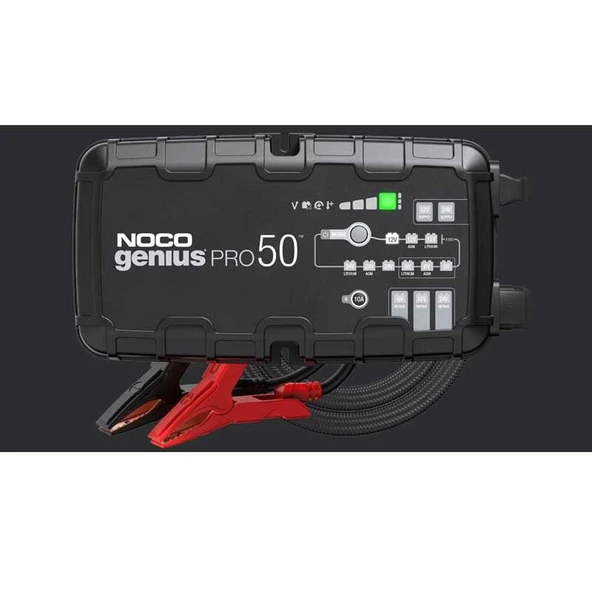 Noco Genius GENIUSPRO50 6-12-24V 50 Amper Lityum Akü Sarj ve Bakim ürün görseli 1