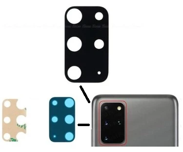 Samsung S20 Plus Kamera Lens Camı ürün görseli 1