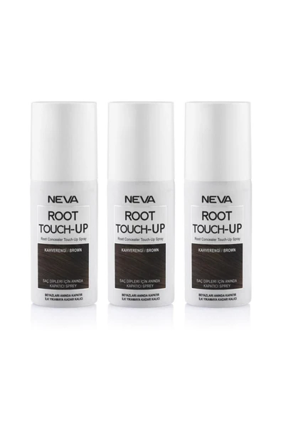 Neva Root Touch Up Kahve Kapatıcı Sprey 25 KULLANIM 75 ml 3 Adet ürün görseli 1