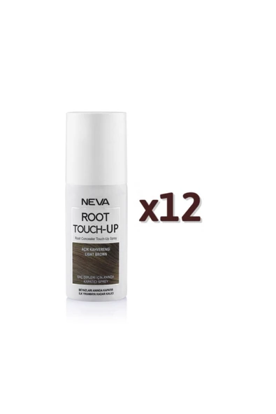Neva Root Touch Up Dip Boyası 75 Ml Açık Kahve 12 Adet ürün görseli 1