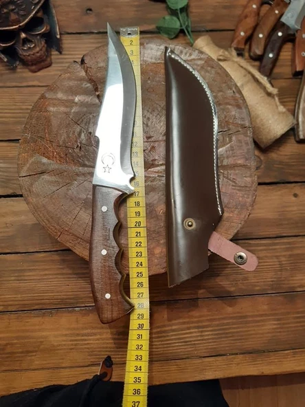 El Yapımı Deri Kılıflı Bıçak 29 cm ürün görseli 1